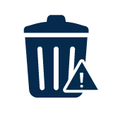 誤削除防止機能（ごみ箱）の画像